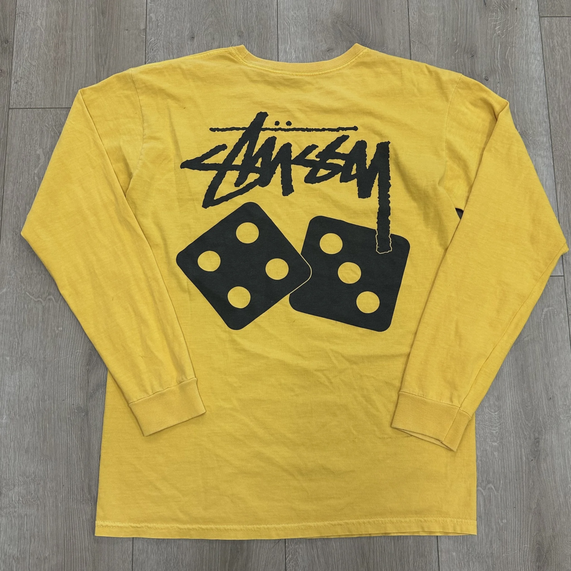 Stüssy Dice Pigment Dyed Long-Sleeve T-Shirt • Pre-Owned [1209] - photo 3