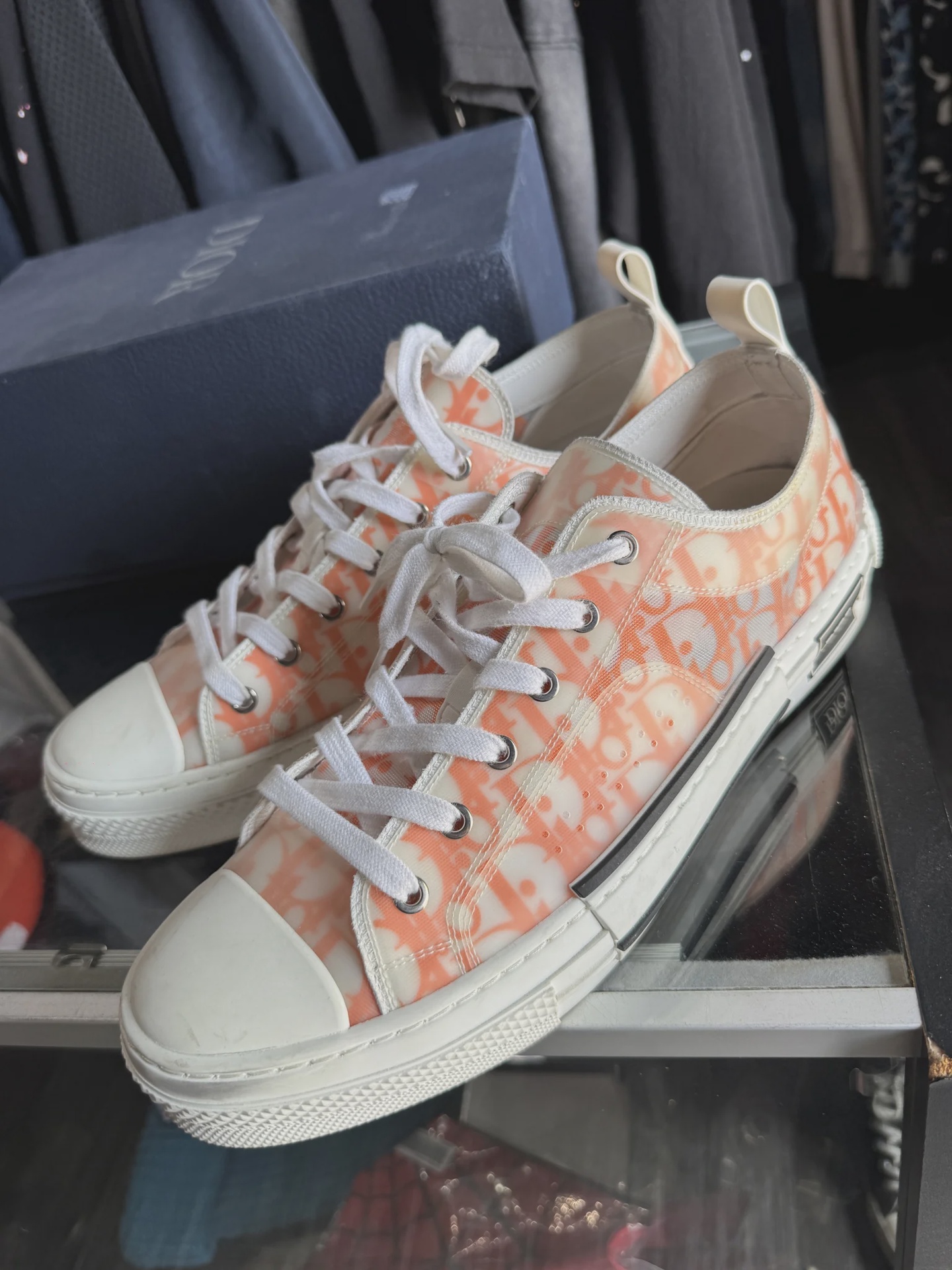 Dior B23 Low Orange 45 • Pre-Owned [8423] - photo 2