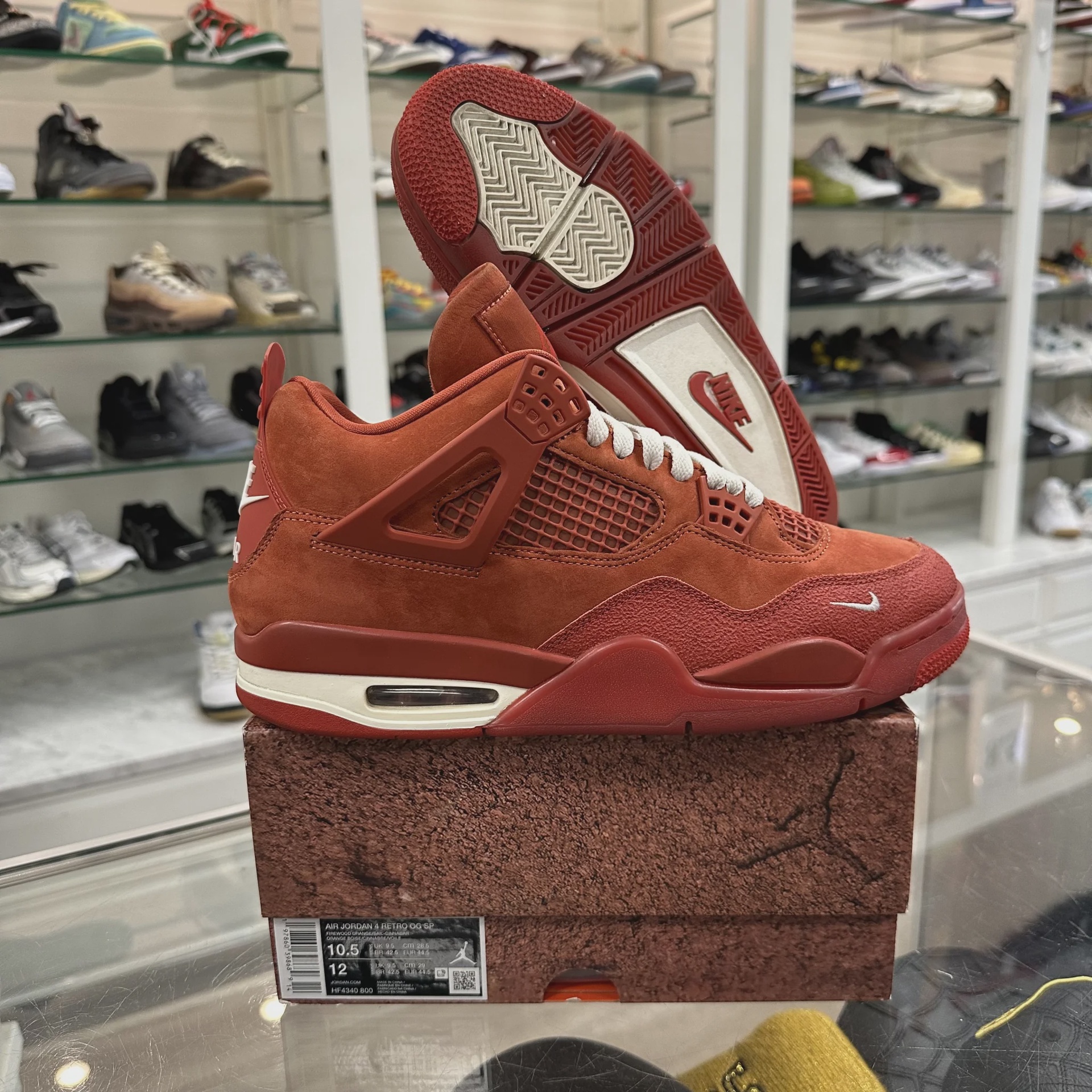 Jordan Air Air Jordan 4 Retro Original SP Nigel Sylvester Brick by Brick - Size US M 10.5