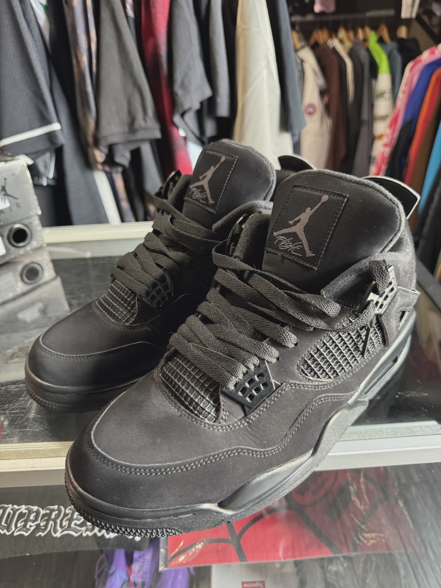 Air Jordan 4 Retro Black Cat (2020) • Pre-Owned [9876] - photo 2
