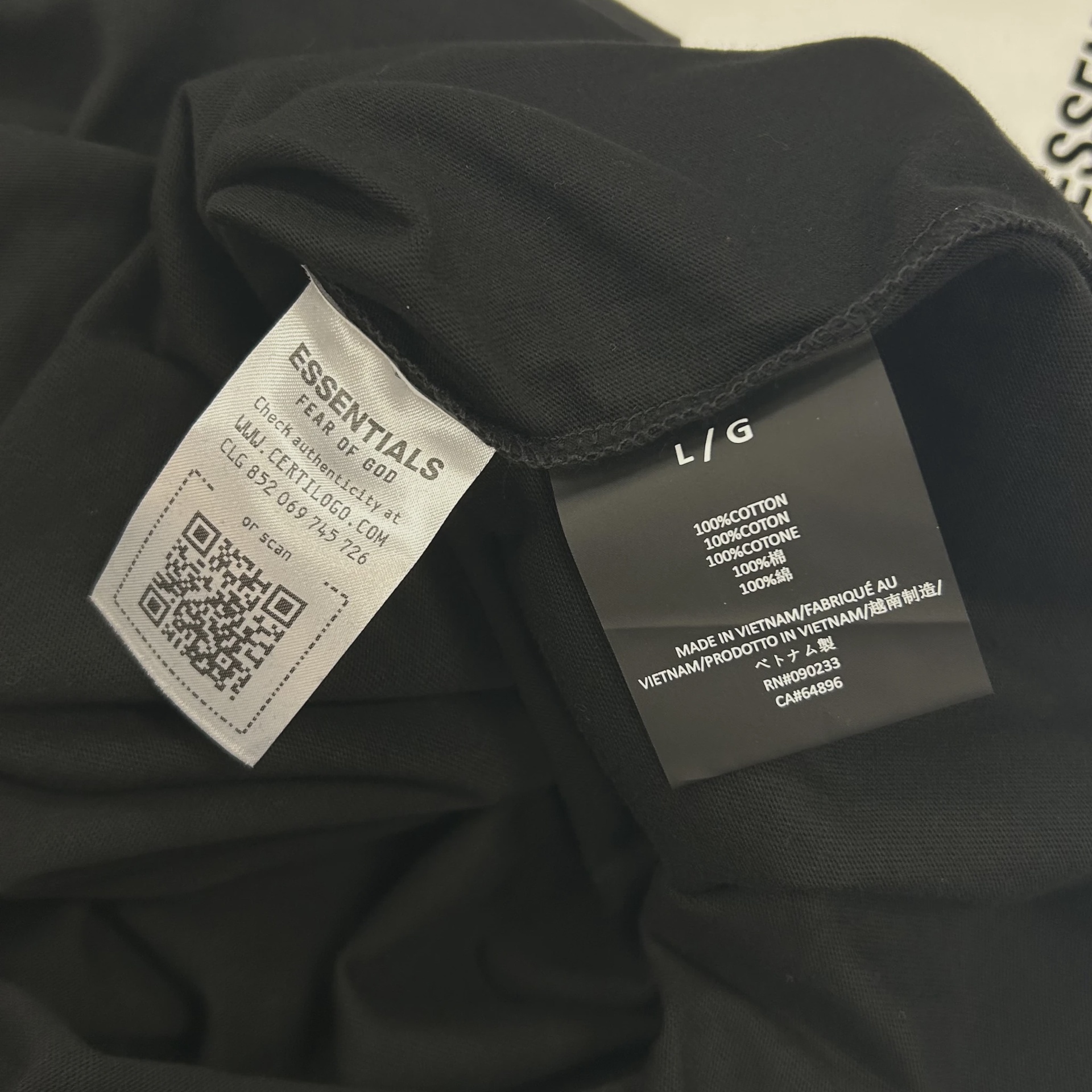Essentials tee black • Brand New [3152] 6