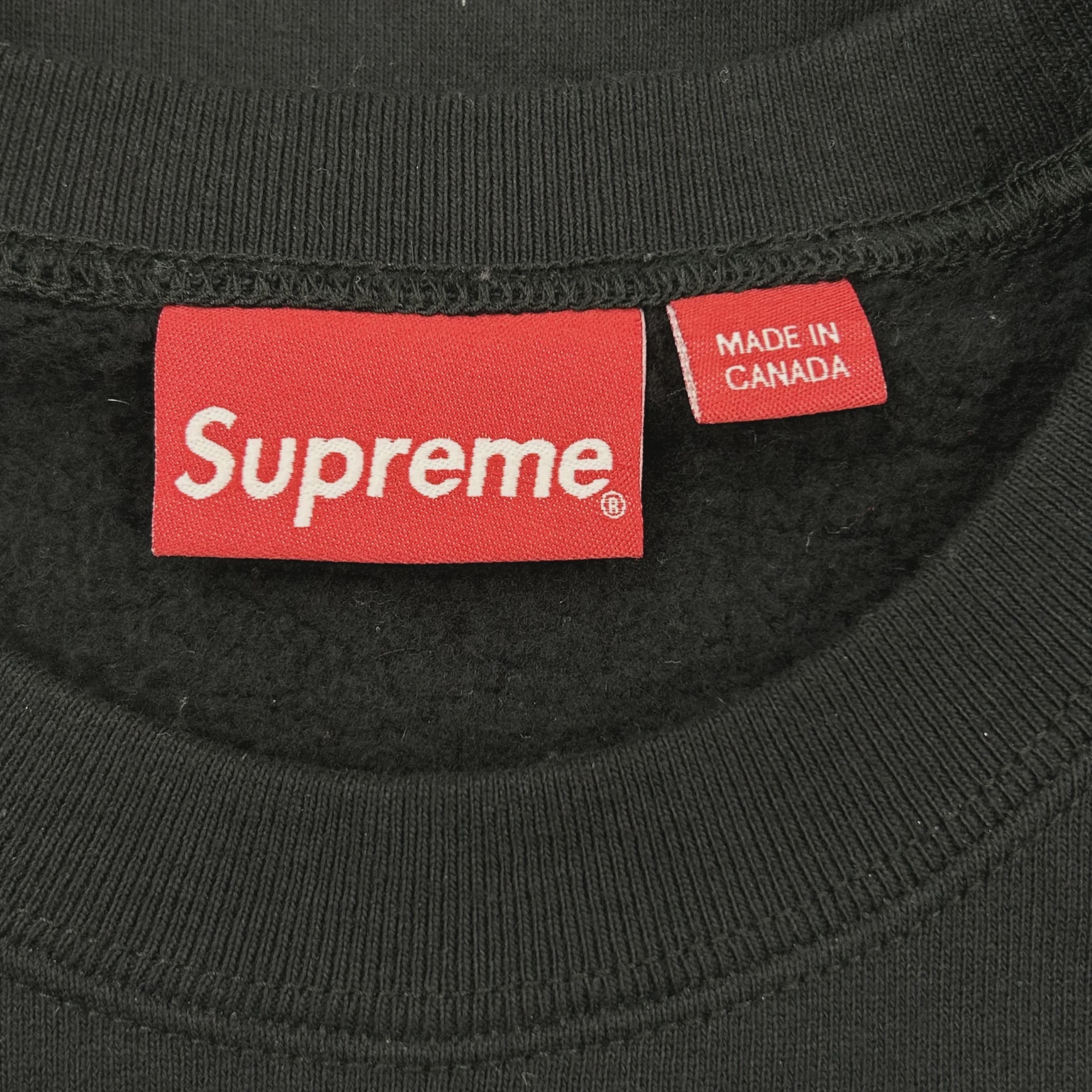SS21 Supreme Stacked Crewneck 'Black' • Pre-Owned [0869] - photo 3