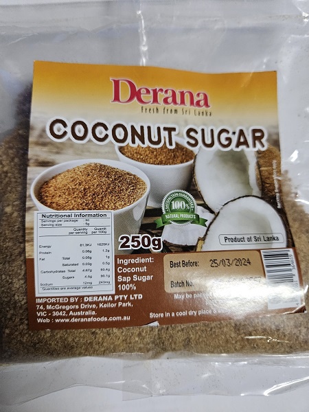 Derana Coconut Sugar 250g