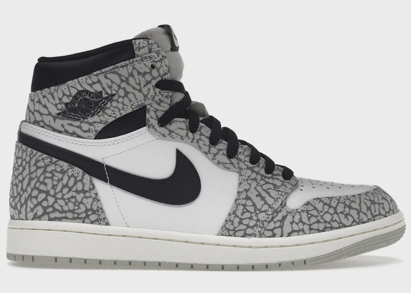 Jordan Air Jordan 1 Retro High Original White Cement - Size US M 9.5