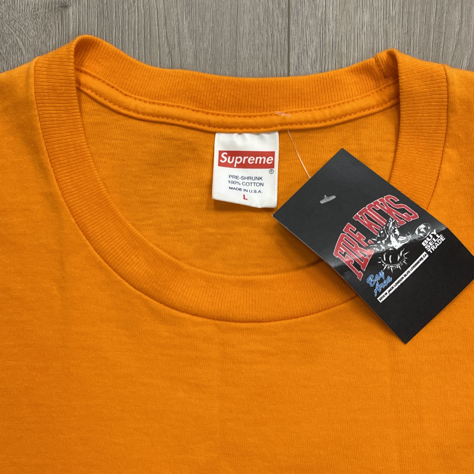 Supreme Jet Orange Tee • Pre-Owned 3
