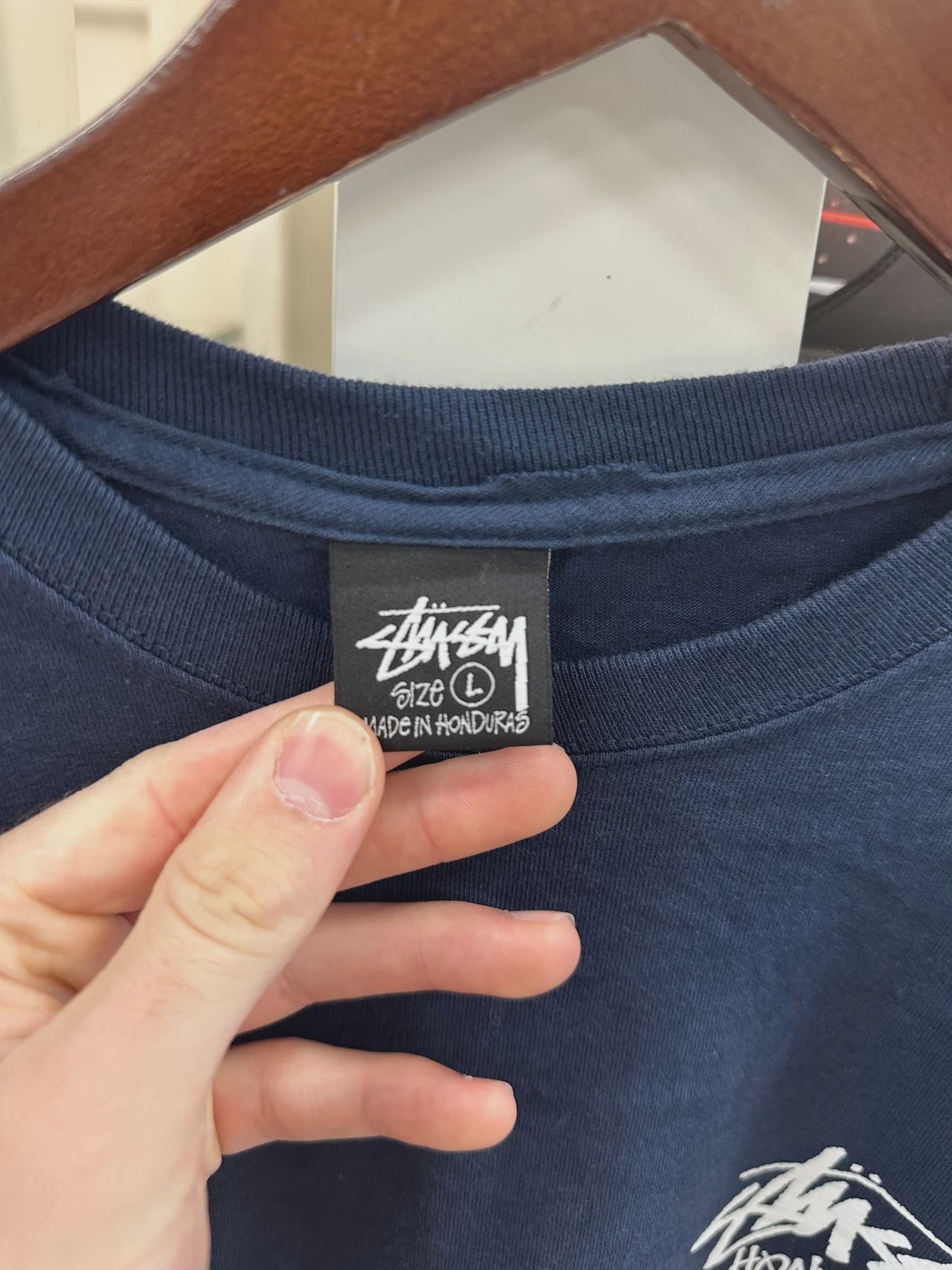 Stussy Honolulu Navy Tee  • Pre-Owned [2132] - photo 2