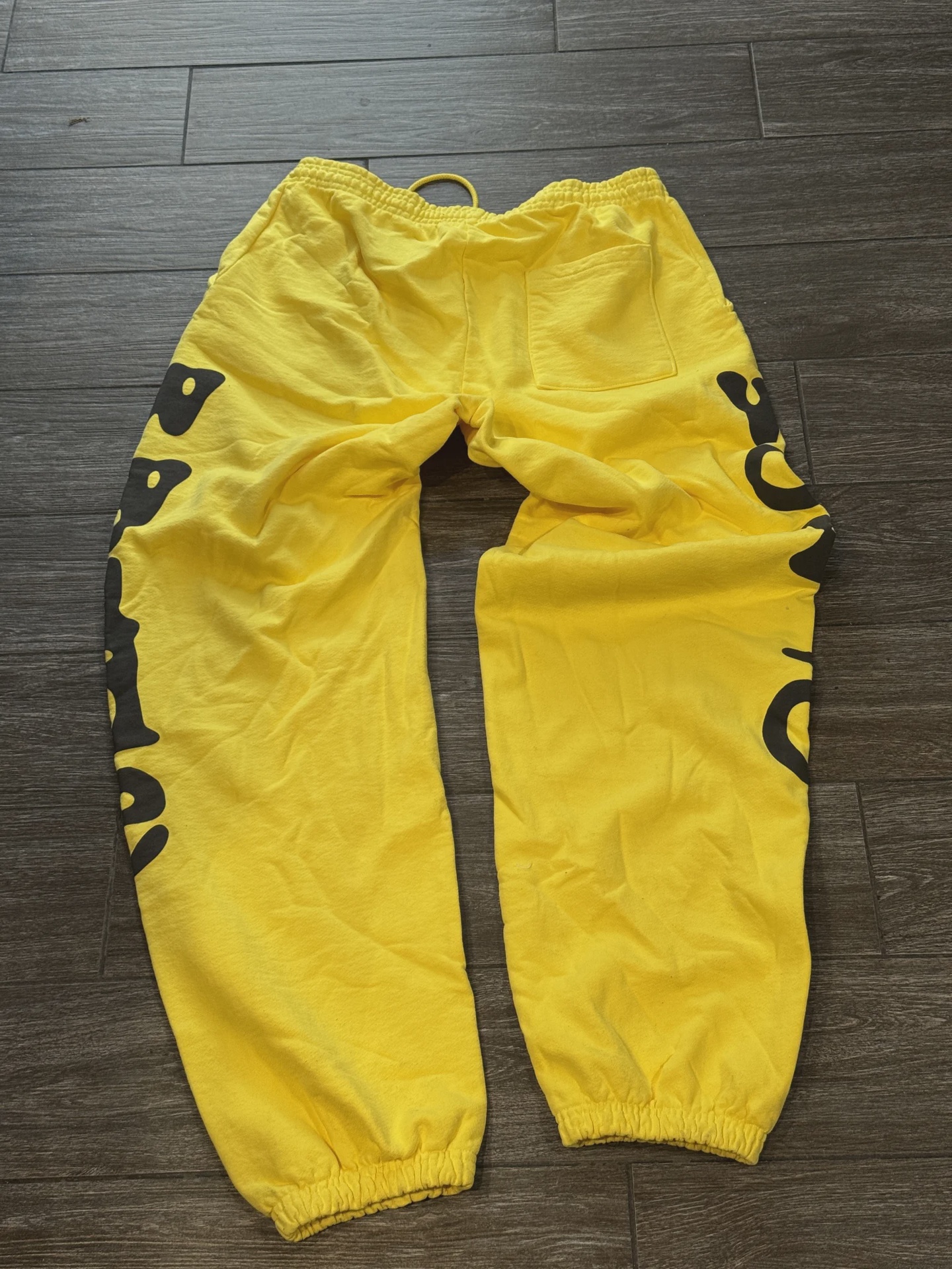 Sp5der Yellow Sweatpants XL • Pre-Owned [2499] - photo 2