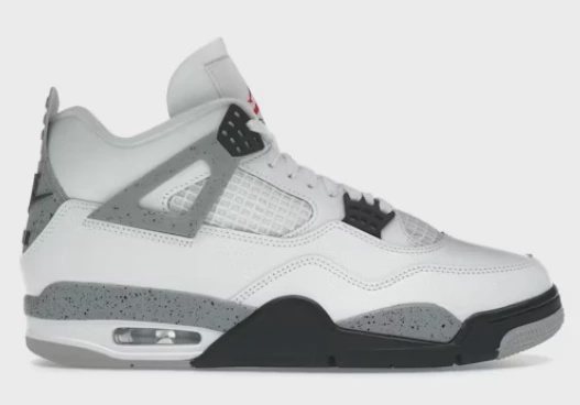 Air Jordan 4 Retro White Cement (2025) • Brand New [3584]