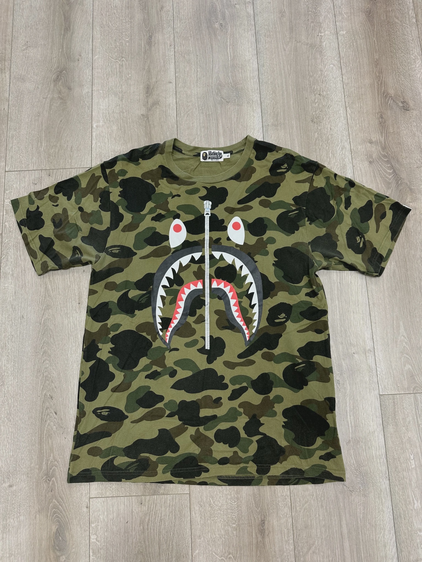 BAPE 1st Camo Shark Tee • Pre-Owned [4043]