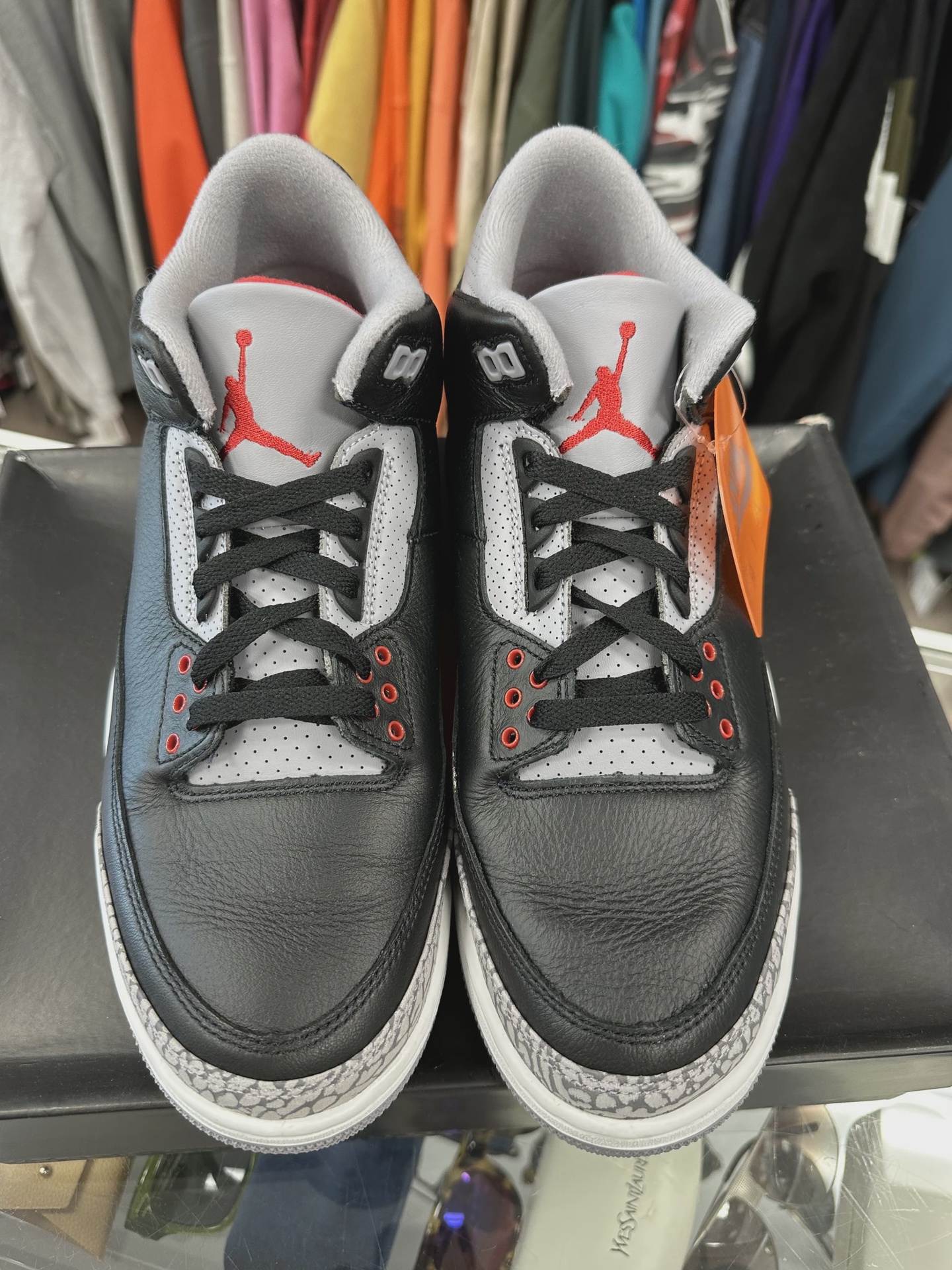 Jordan 3 Retro OG Black Cement (2024) • Pre-Owned [5100] 4