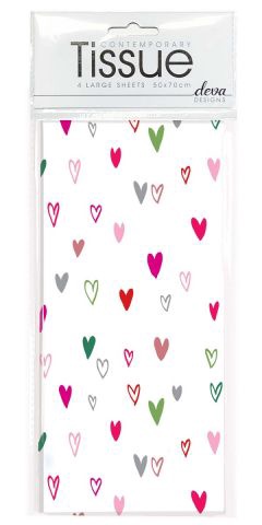 Deva Designs - Printed Tissue Paper 4 Sheets/Pack