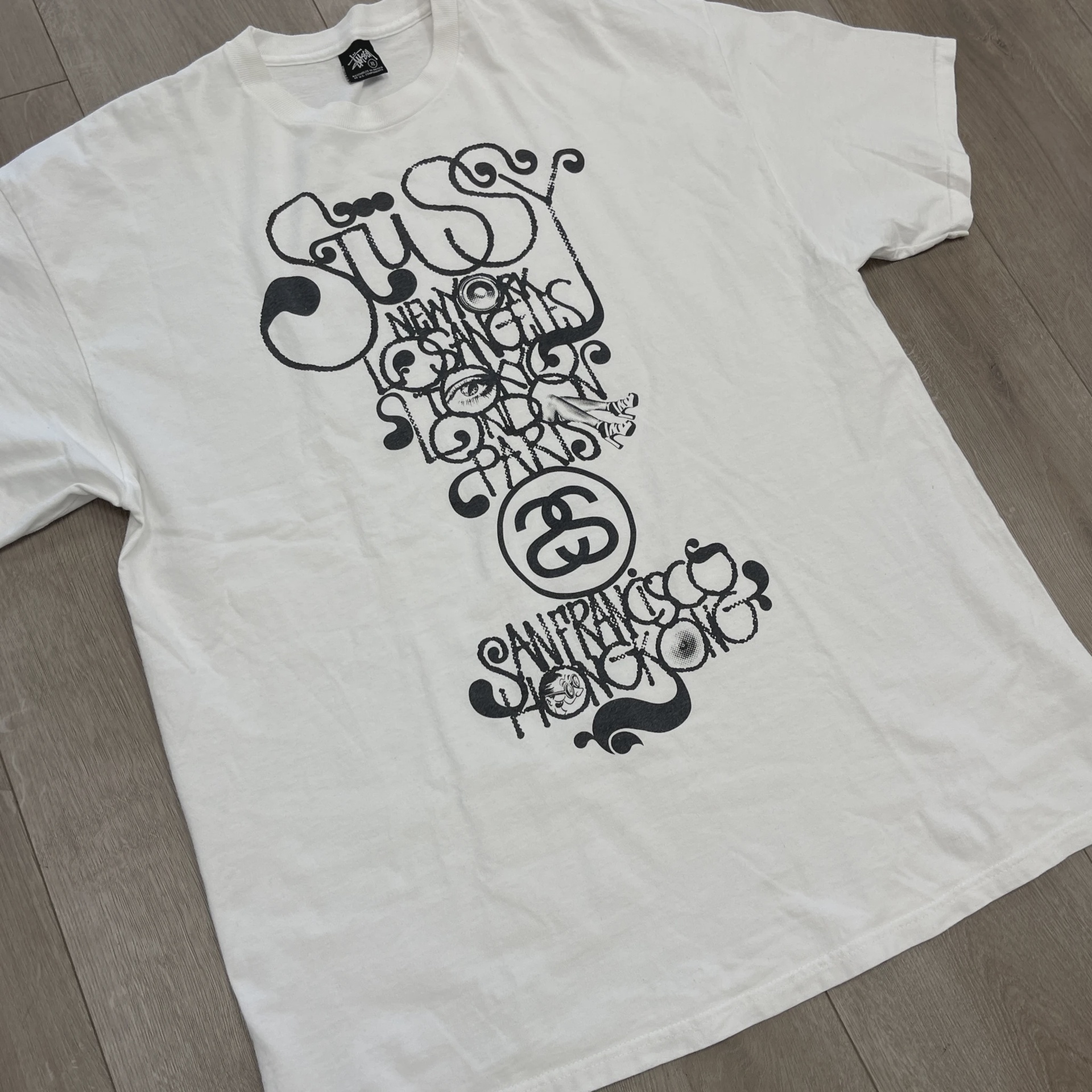 Stüssy x Brent Rollins World Tour T-Shirt • Pre-Owned [8185] 5