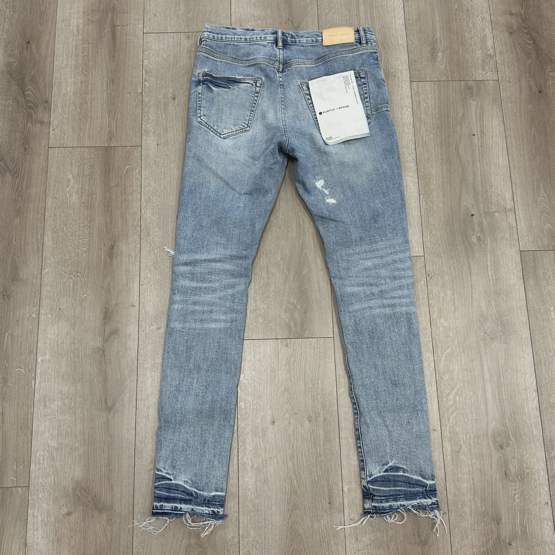 Purple Brand Light Indigo Vintage Jeans Light Blue • Pre-Owned [4761] - photo 4