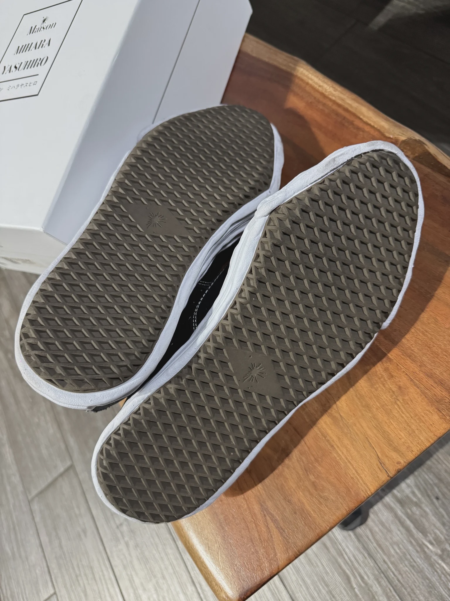 Maison Mihara Yasuhiro Hank OG Sole Canvas Low Black • Pre-Owned [3017] - photo 3