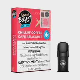 CHILLIN COFFEE ICED - FLAVOUR BEAST POD PACK 3PK