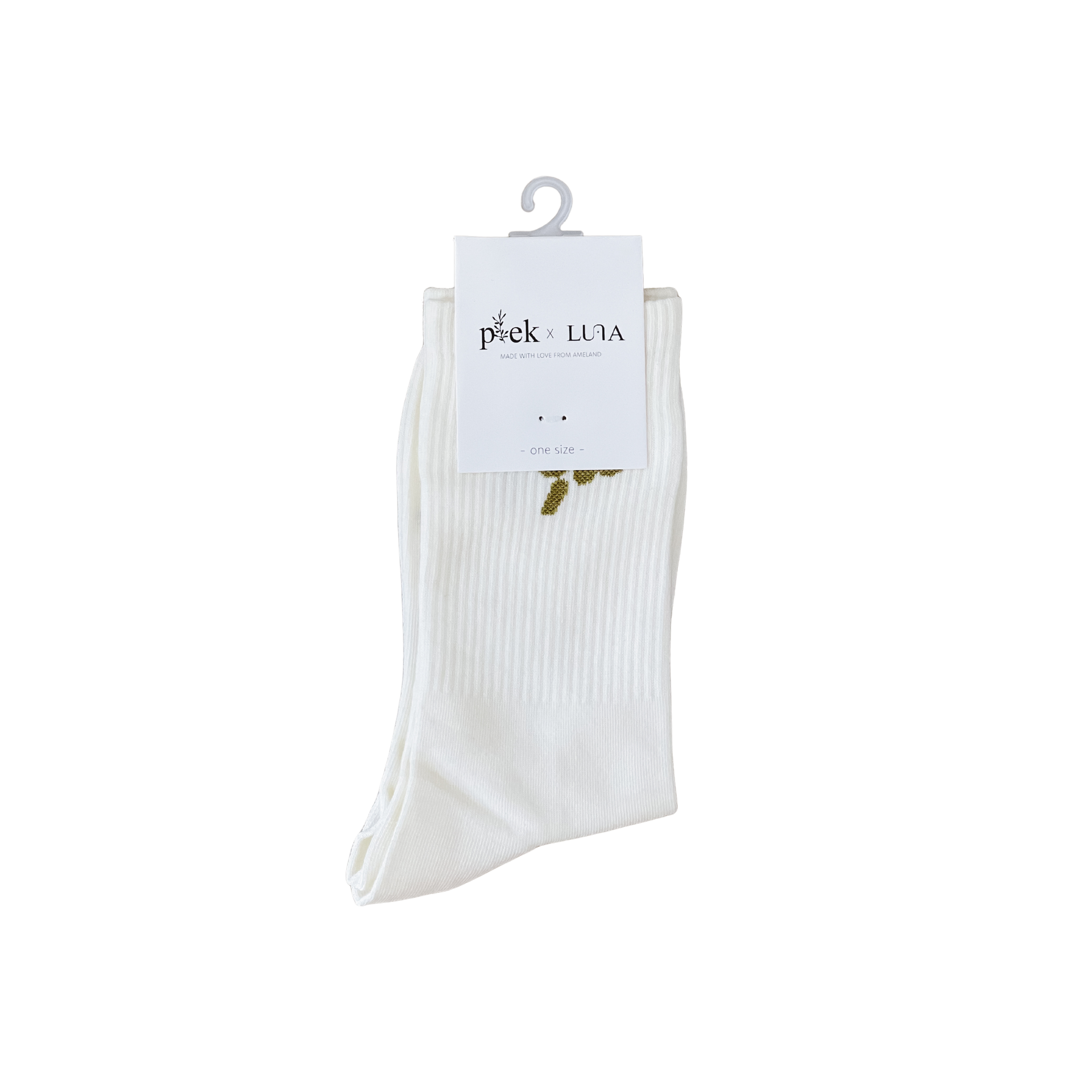 Luna Socks –Clover White — foto 1