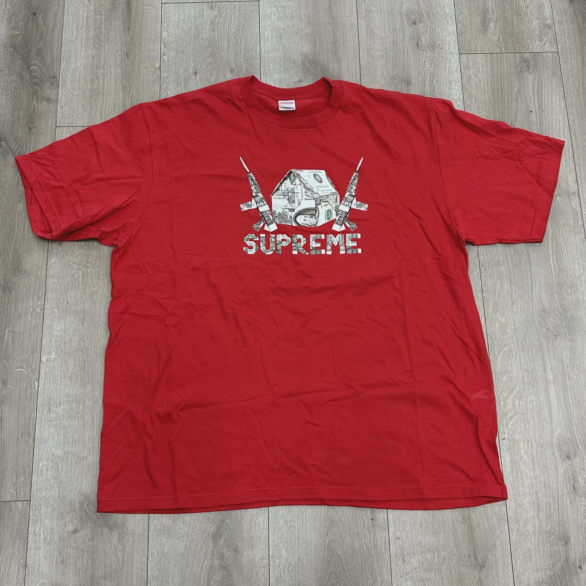 Supreme Supreme Origami Tee Red - Size XXL