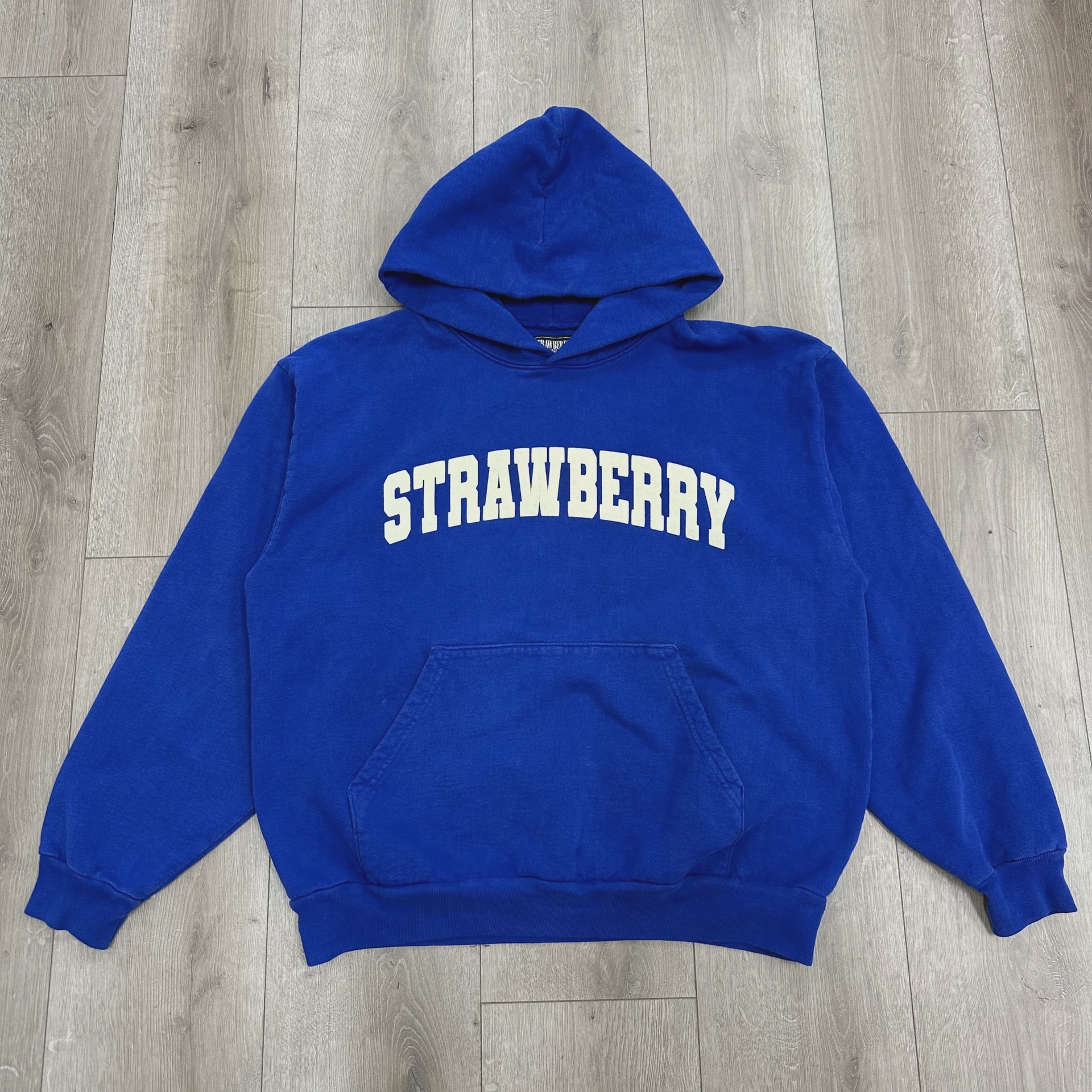 Strawberry Strawberry Arched Hoodie - Cobalt - Size L