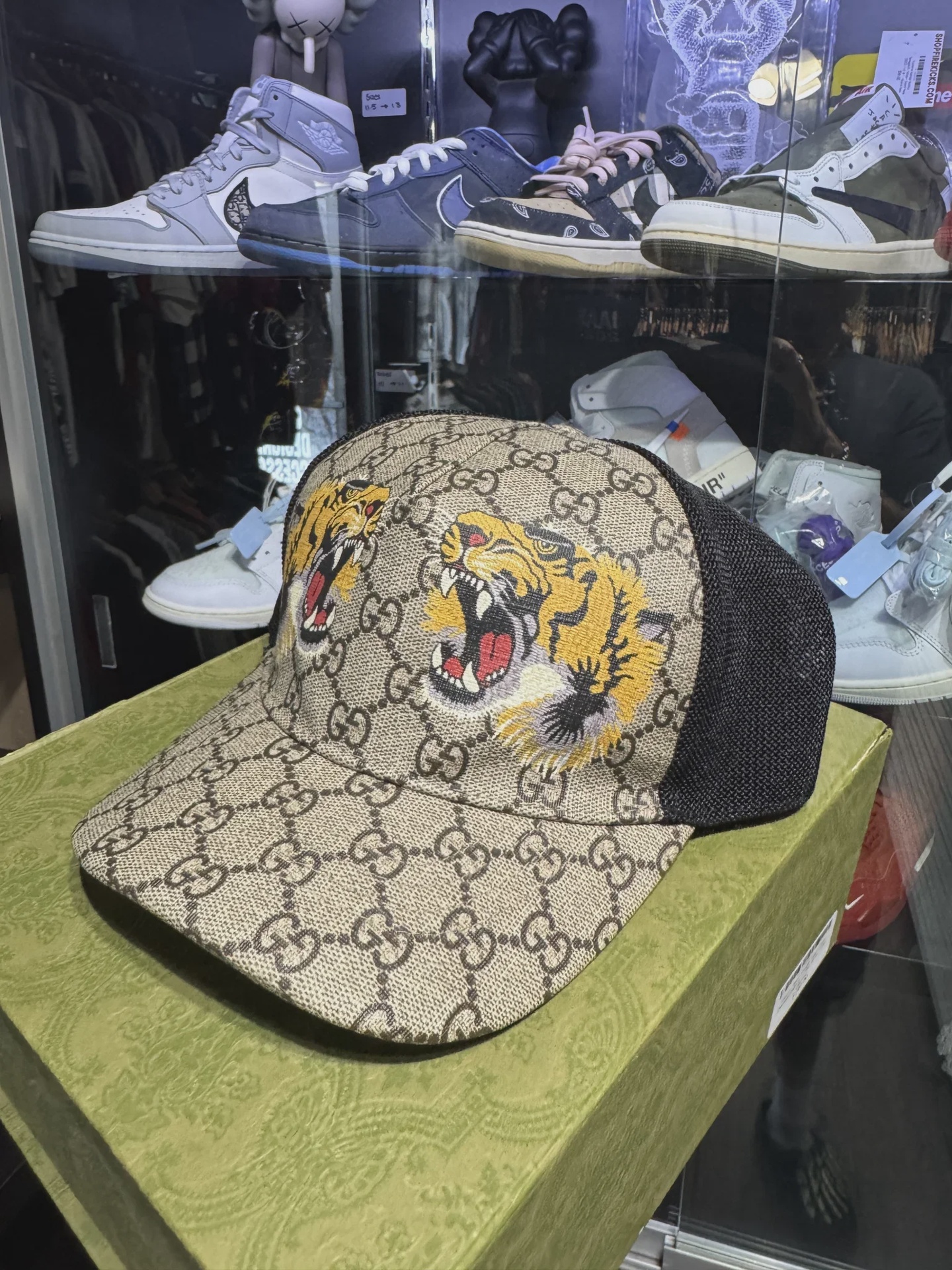 Gucci Gucci Tiger Beige Hat - Size One Size