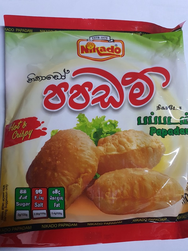 Nicado Special Papadam 100g