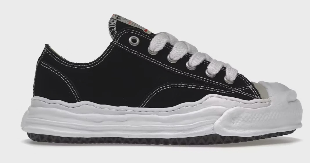 Maison Mihara Yasuhiro Hank OG Sole Canvas Low Black • Brand New [3135]
