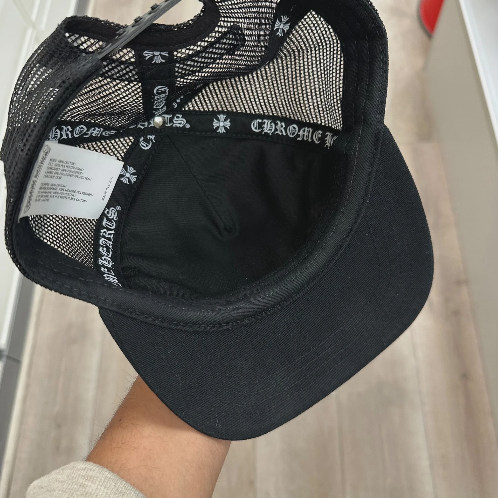 Chrome Hearts Cemetery Triple Cross Trucker Hat • Pre-Owned [9410] - photo 5
