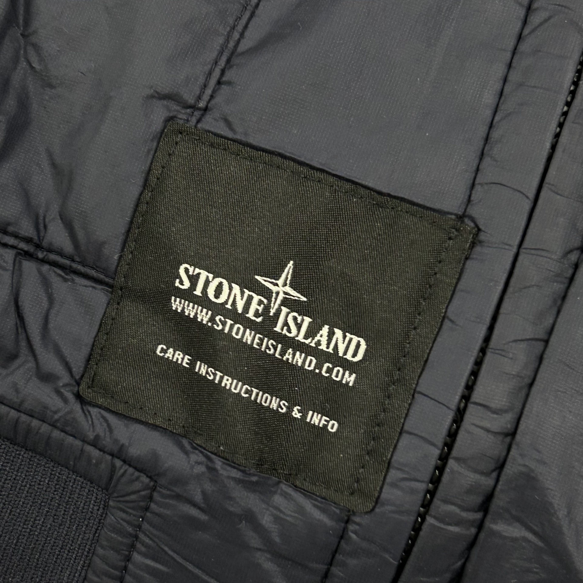 Stone Island Blue Zip Up Sport Jacket - Pre-Owned 5