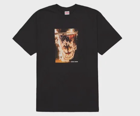 Supreme Supreme Spitfire Flag Tee Black - Size M