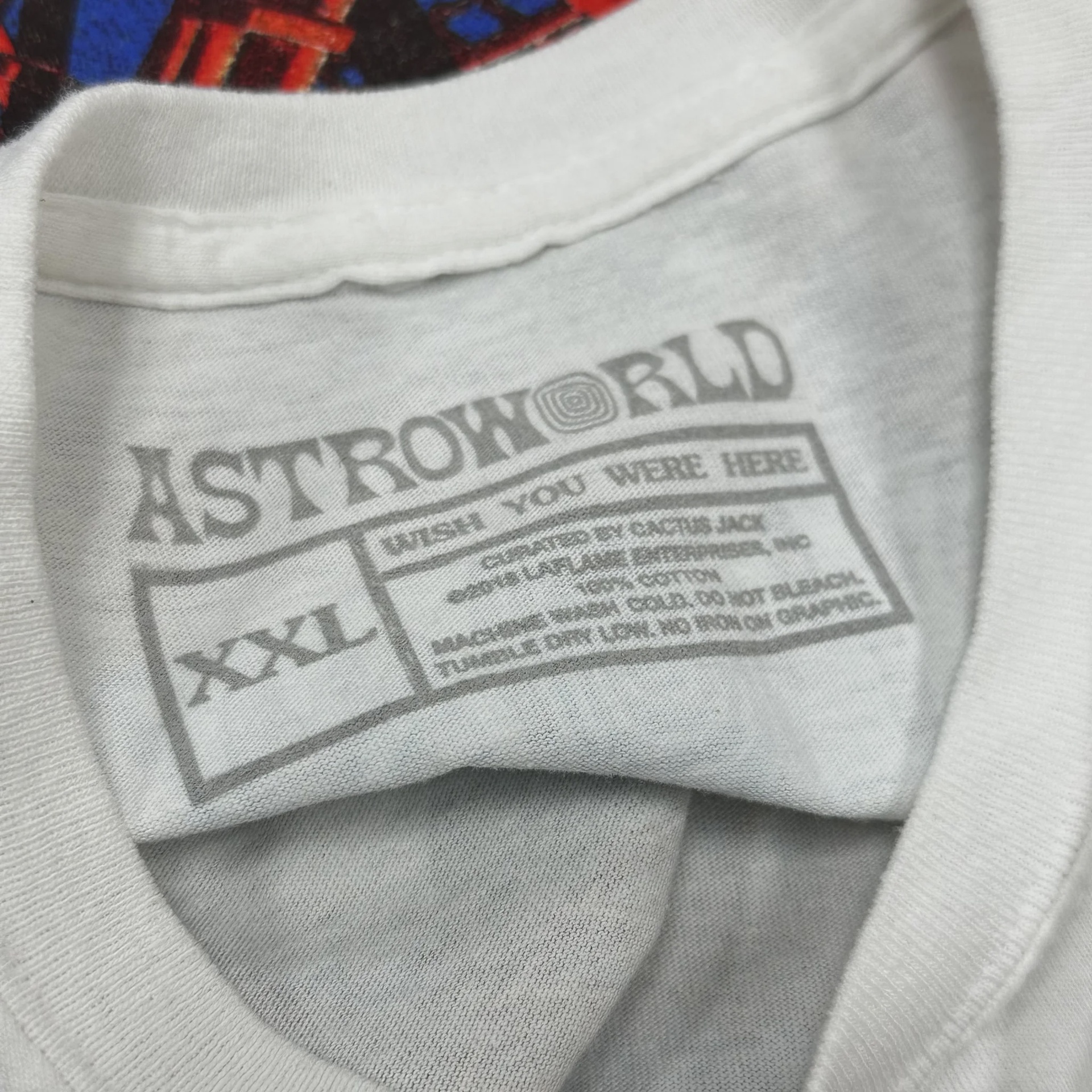 Travis Scott Astroworld "Wish You Were Here" Tour Roller Coaster Tee • Brand New [6355] - photo 4