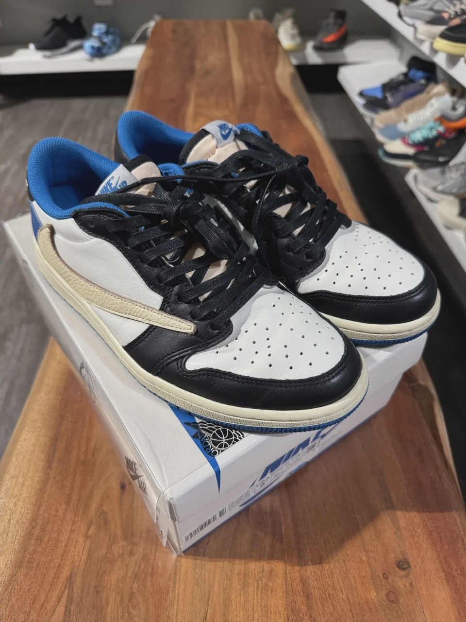 Jordan 1 Retro Low OG SP Fragment x Travis Scott Pre-Owned [2037] - photo 4