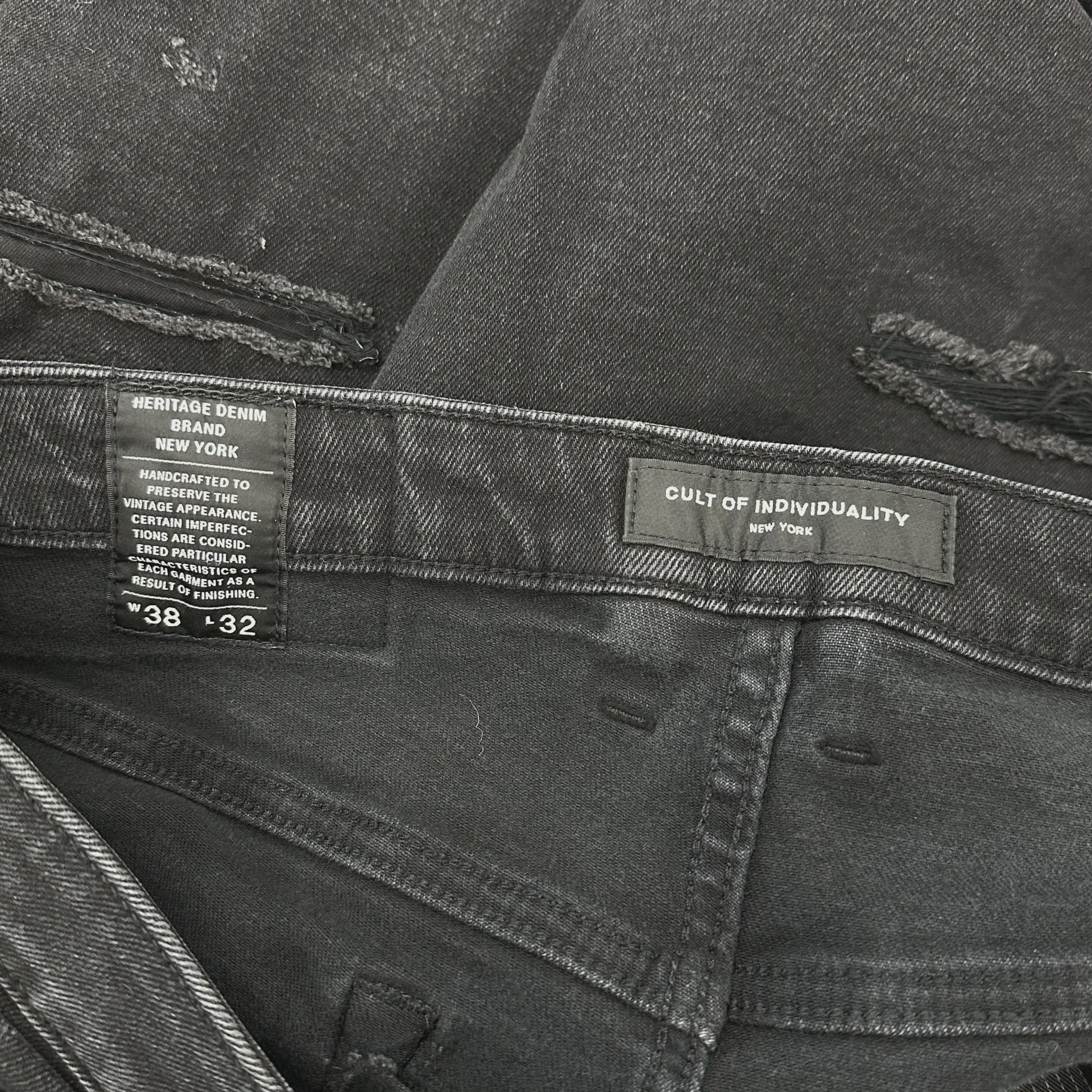 Cult of Individual Jeans Black Skinny • Pre-Owned [7914] - photo 4