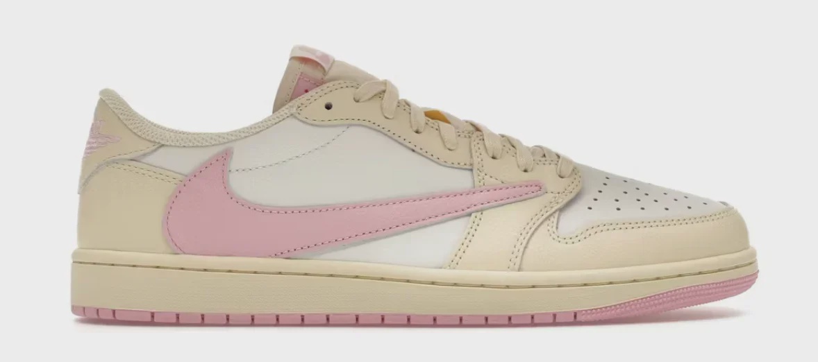 Jordan Jordan 1 Retro Low OG SP Travis Scott Shy Pink - Size US M 10