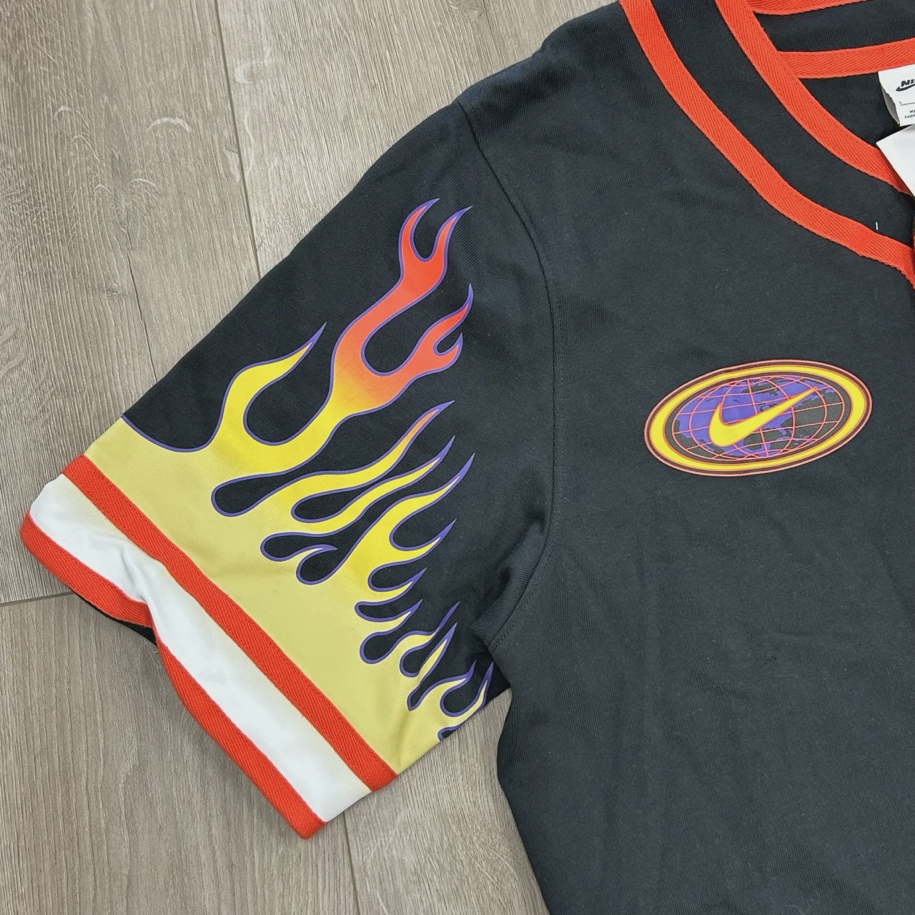 Nike Americana Flames Championship baseball jersey • Brand New [8044] 3