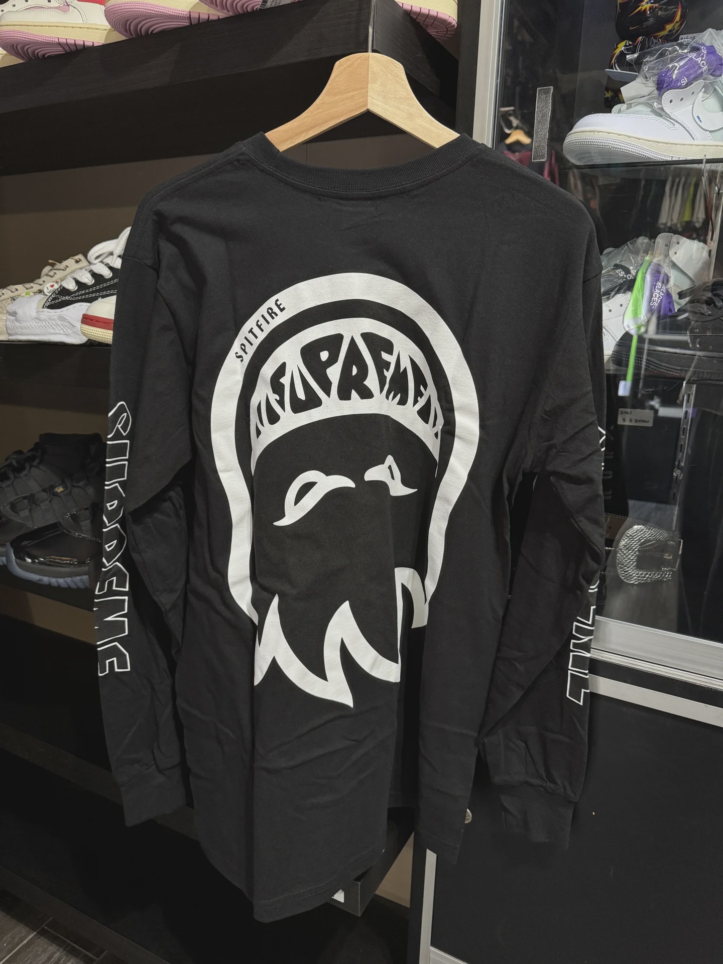 Supreme Spitfire Bighead L/S Tee Black • Brand New [9441] - photo 3