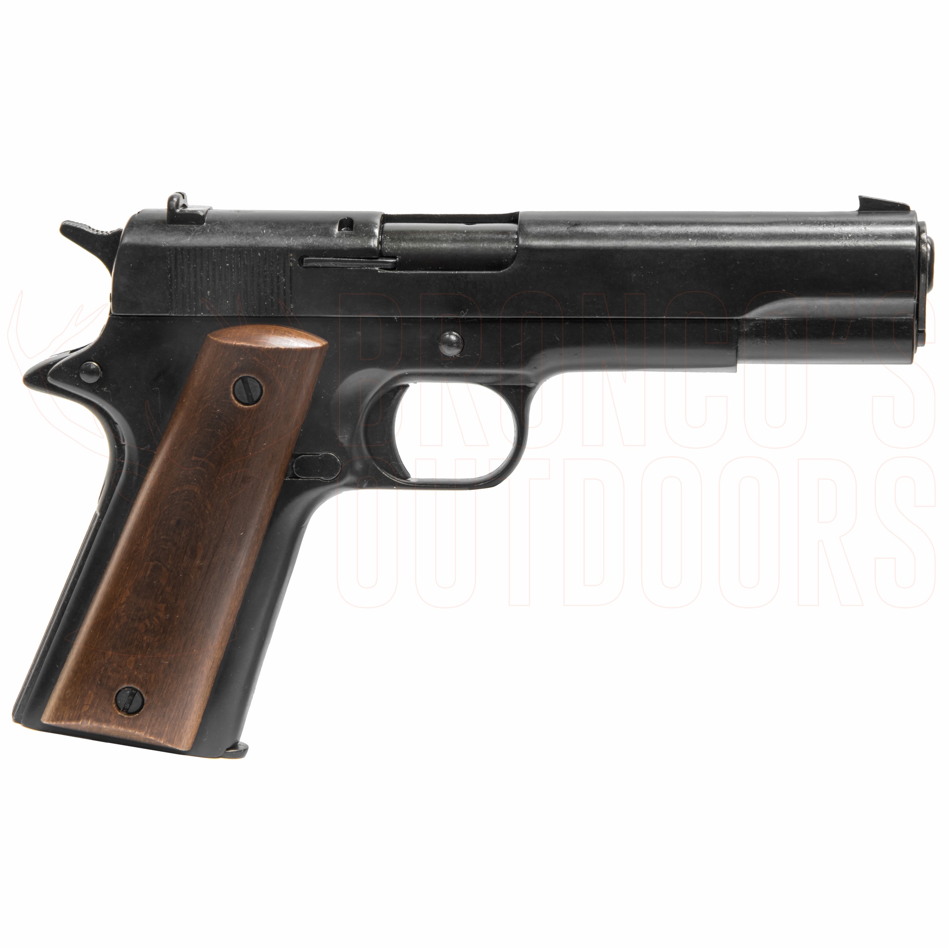 Bruni Colt 45 1911 8mm Blank Pistol Broncos Outdoors 5726