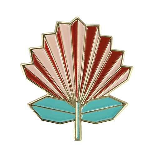 PIN BADGE GEOMETRIC POHOTUKAWA