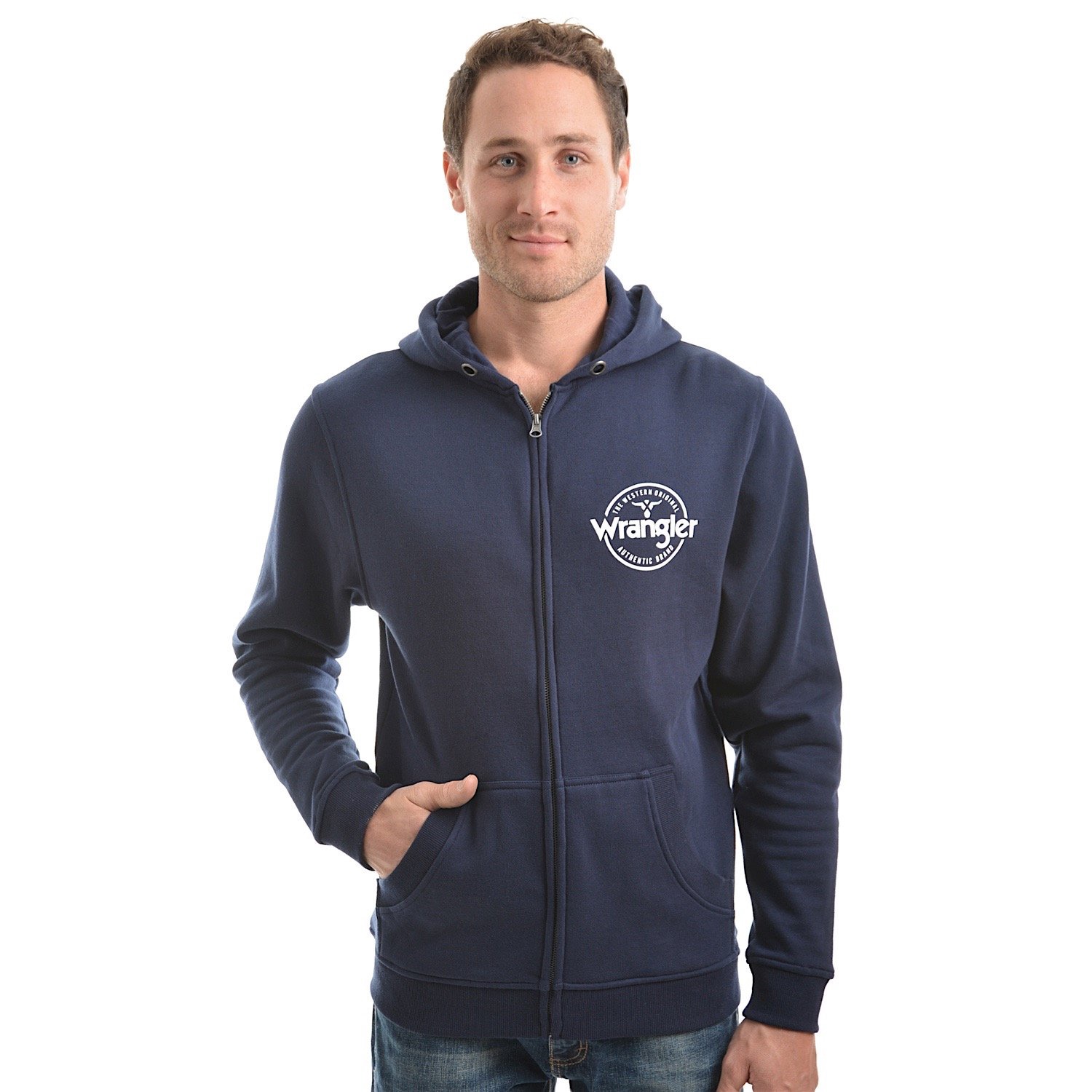 wrangler zip hoodie