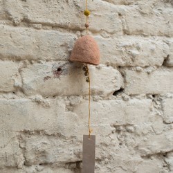 FELT WIND BELL - QUARTZ PINK