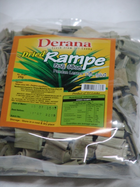 Derana Dehydrated Rampe 25g