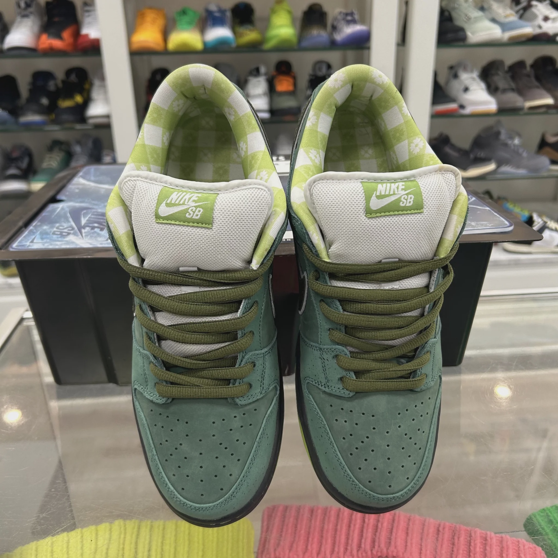 Nike SB Dunk Low Concepts Green Lobster (Special Box) • Pre-Owned [1240] - photo 6