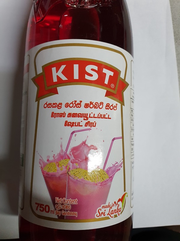 Kist Sherbet Syrup 750ml