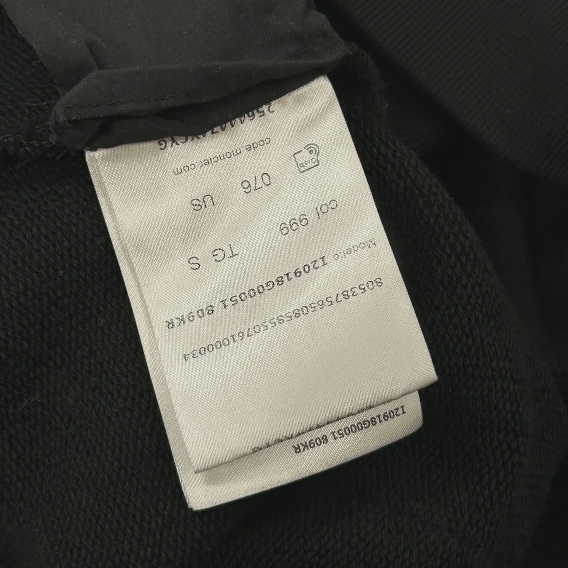 Moncler Rubberised-Logo Fleece Panel Sweatshirt • Pre-Owned [1922] - photo 5