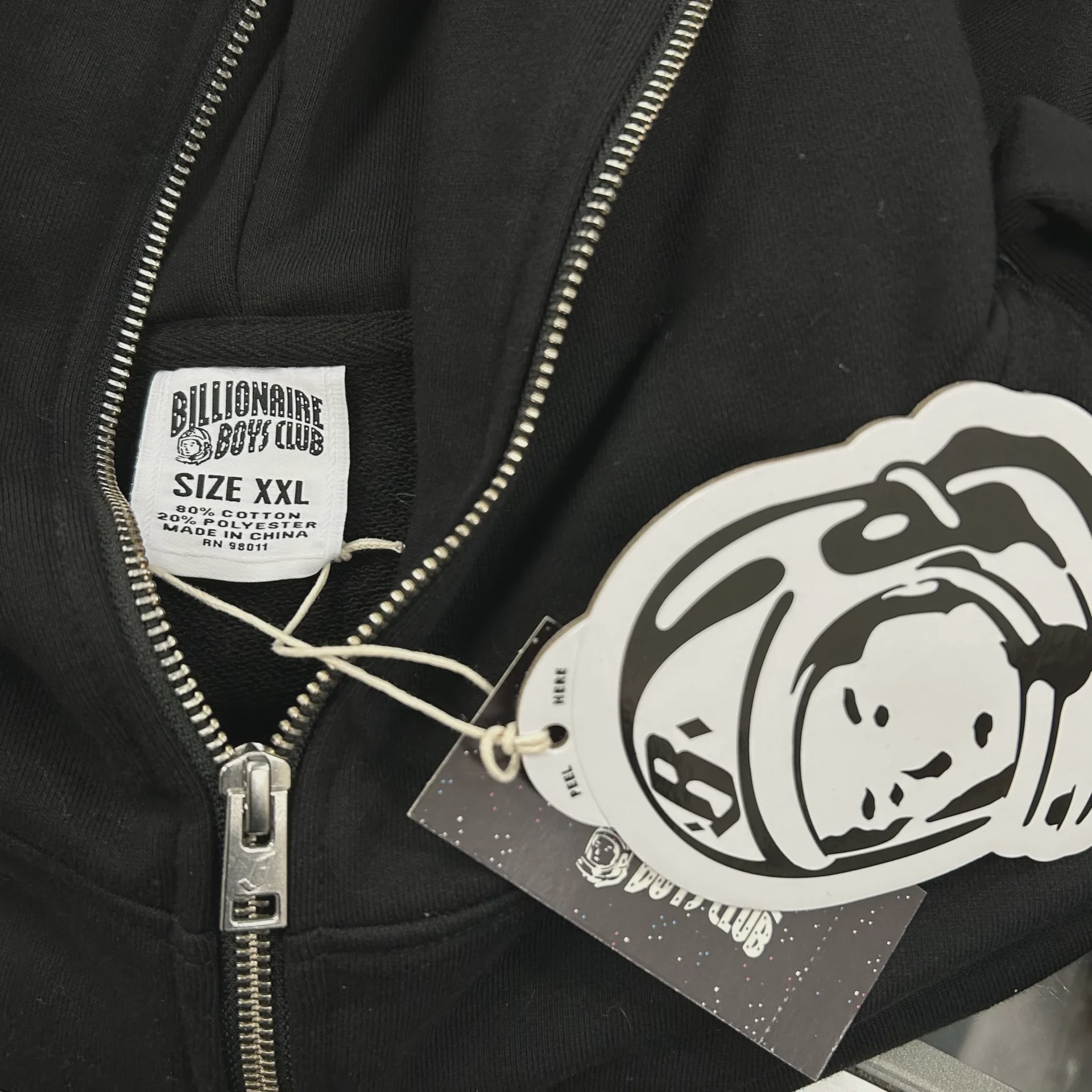 Billionaire Boys Club  Classic Curve Logo Full Zip Hoodie • Brand New [0967] - photo 5