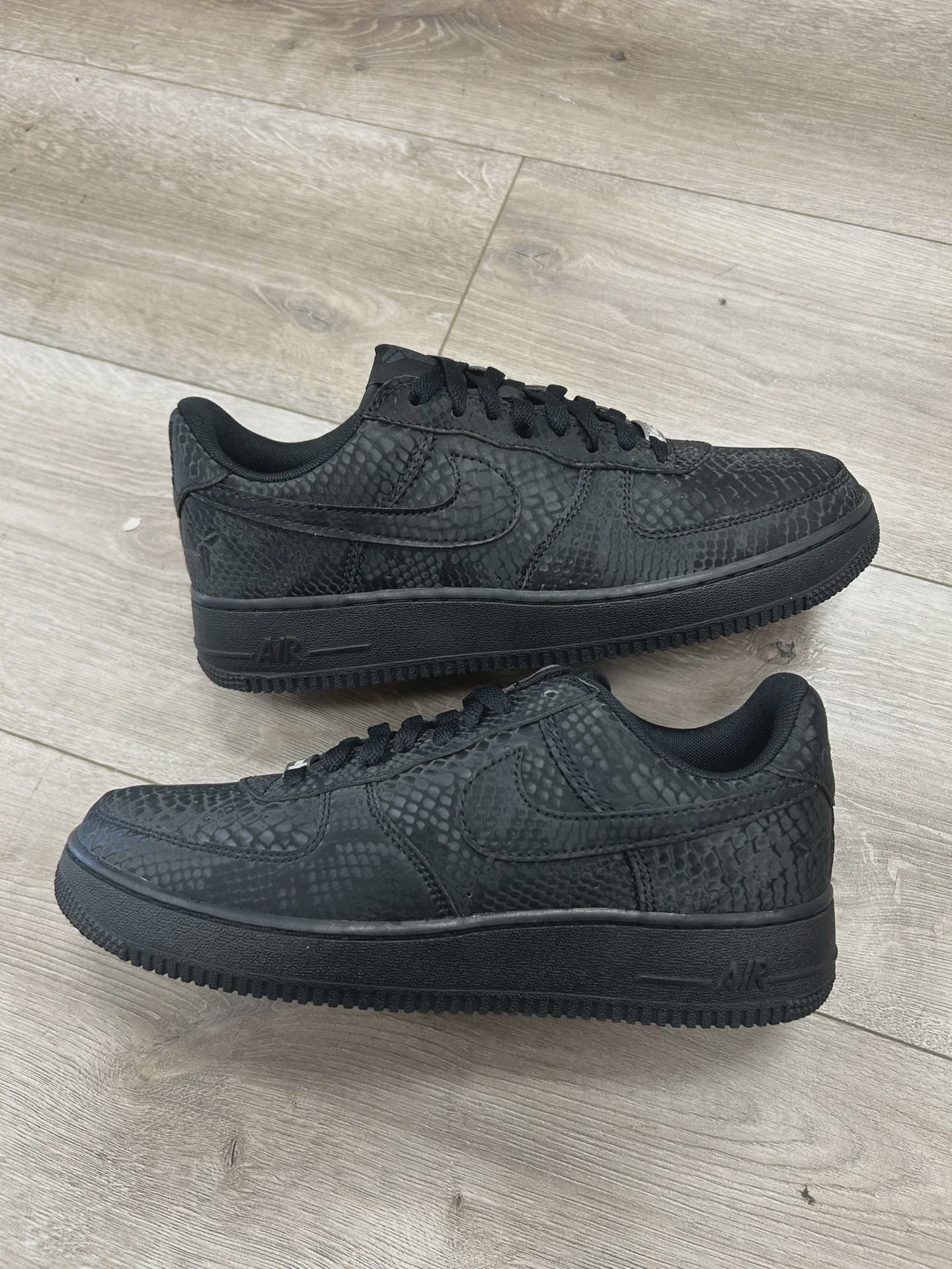 Nike Nike Air Force 1 Low Kobe Bryant Forever Black NO BOX - Size US M 9
