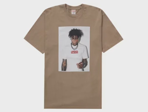 Supreme Supreme NBA Youngboy Tee Khaki - Size M