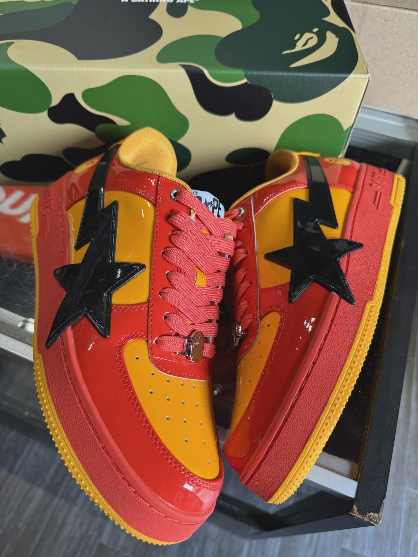 Bape Sta M2 Red Orange • Pre-Owned [9614] - photo 2