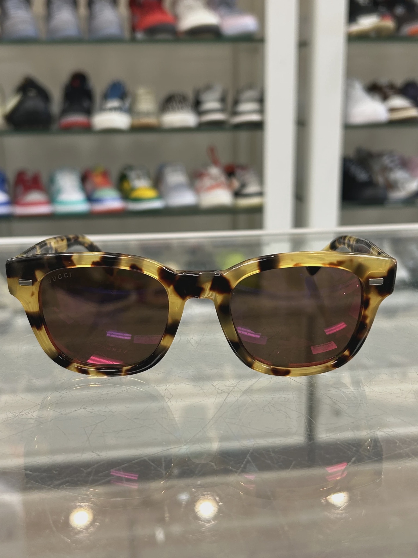 Gucci Carmel Camo Sunglasses • Pre-Owned [4827] 10