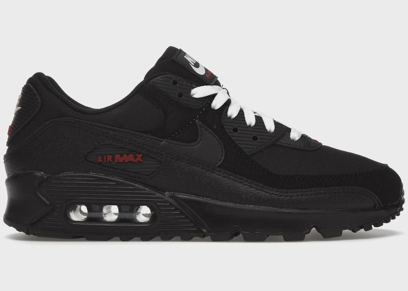 Nike Nike Air Max 90 Black Sport Red - Size US M 12