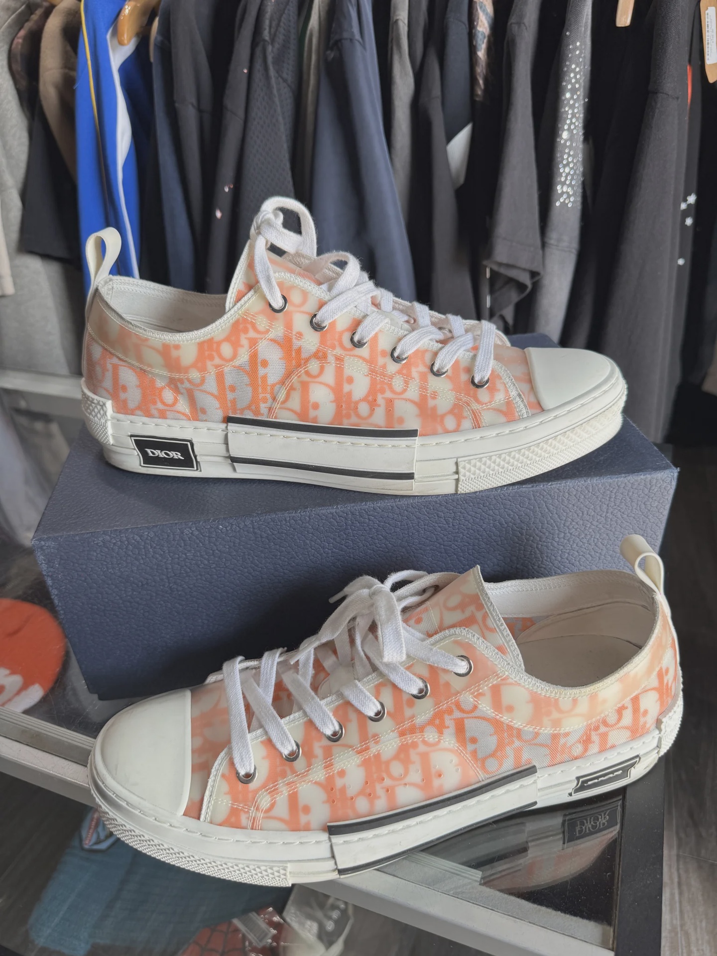 Dior Dior B23 Low Orange 45 - Size US M 12