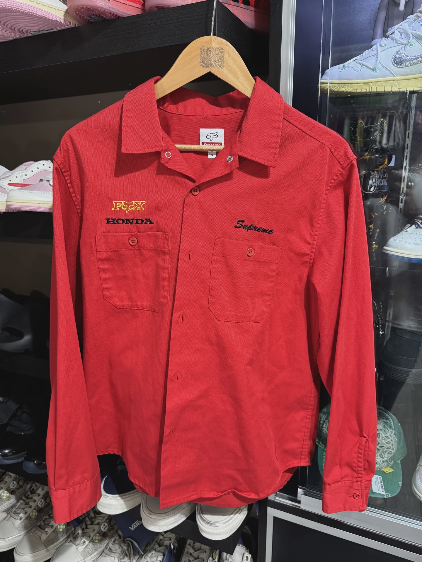 Supreme Supreme Fox Button Up Tee - Size S